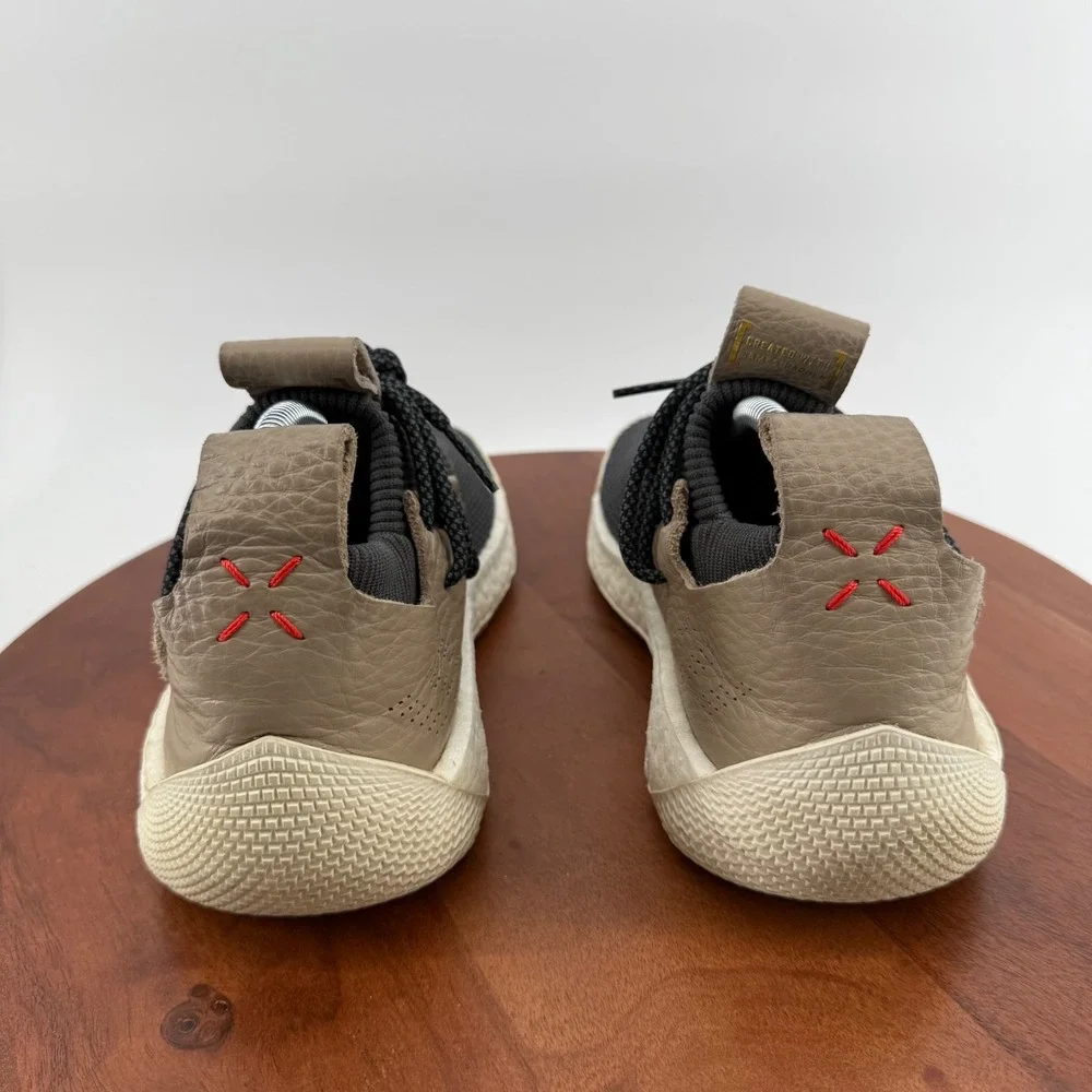 Adidas Harden Vol. 2 LS Grey/Black/Tan/White  B28170 Knit Leather Men's Size‎ 9